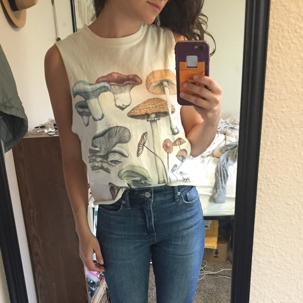 Fungi Mushroom Muscle Tee